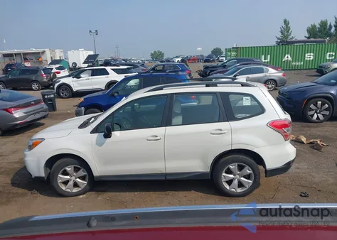 2016 Subaru Forester 2.5I z USA, uszkodzony, nr VIN JF2SJABC2GH436851